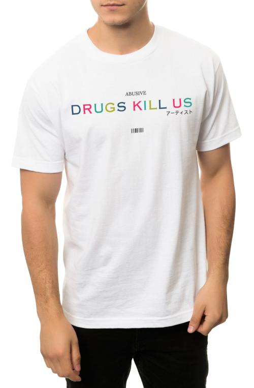 The Drugs Kill Us Tee in White