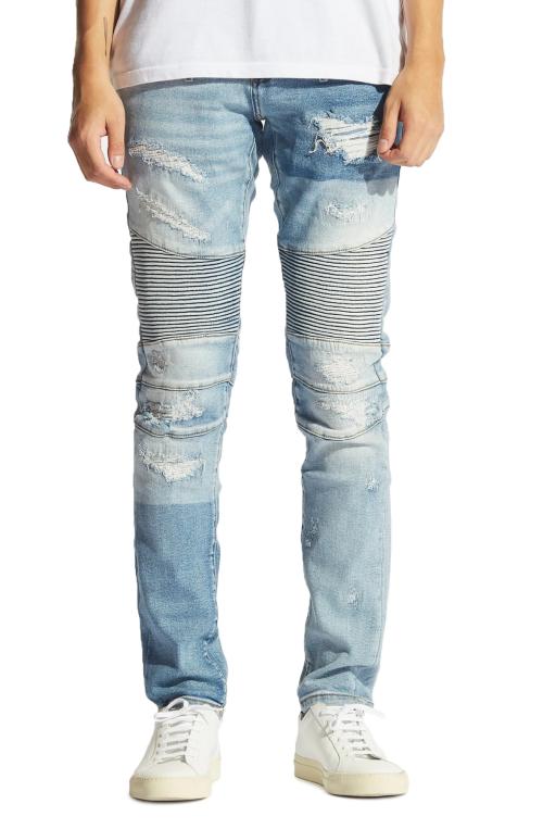 Logan Biker Denim in Blue