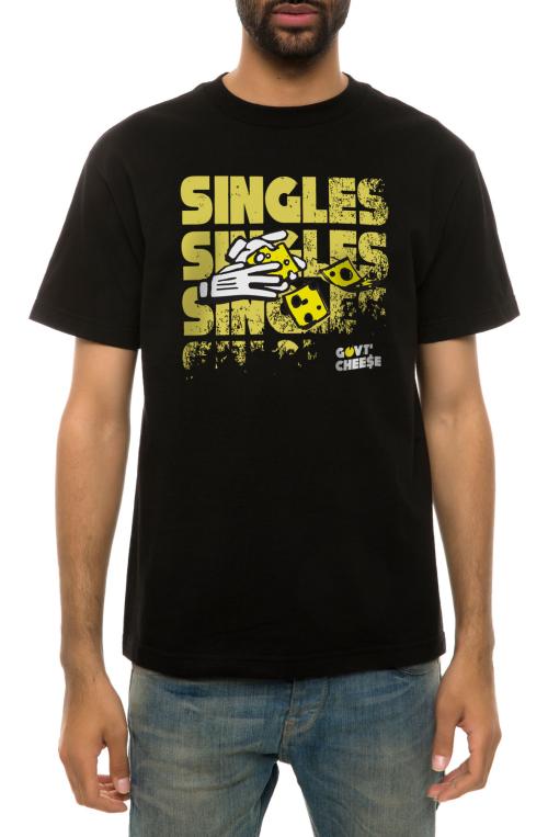 The Throwing Singles Tee in Black