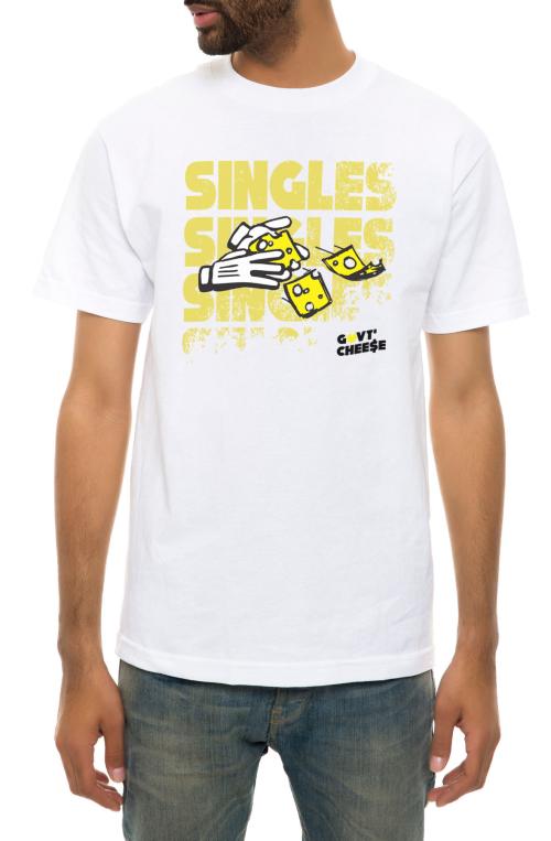 The Throwing Singles Tee in White