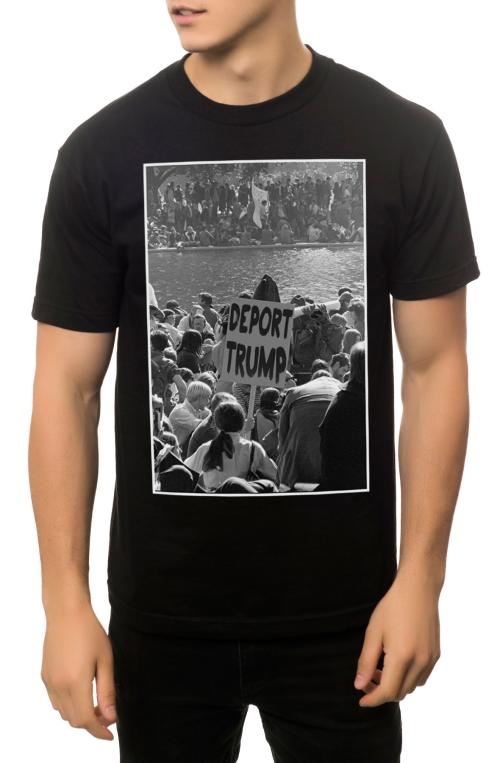 The Deport Him Tee in Black
