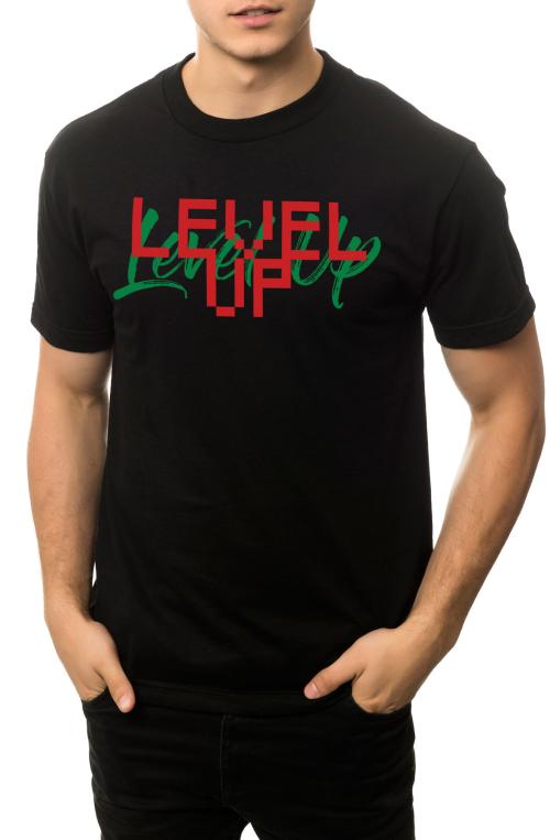 The Level Up Tee in Black