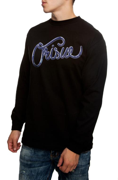 The Chromium Long Sleeve Tee in Black