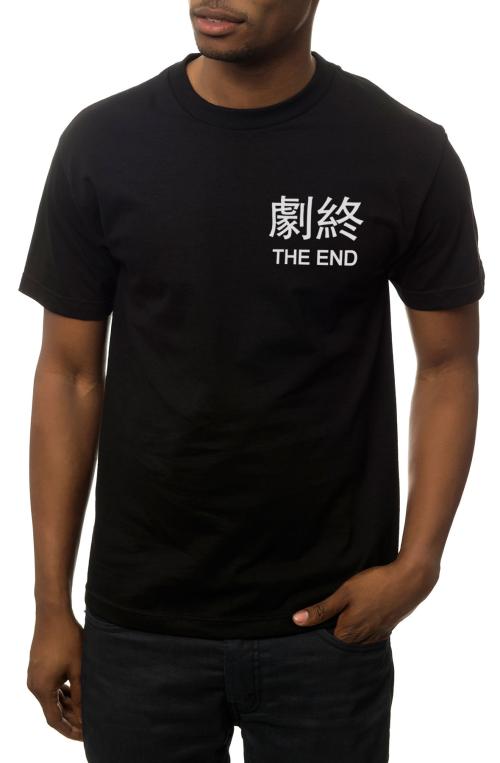 The End Tee in Black