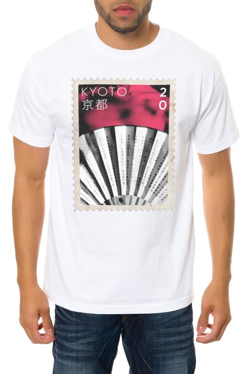 The Kyoto Fan Tee in White
