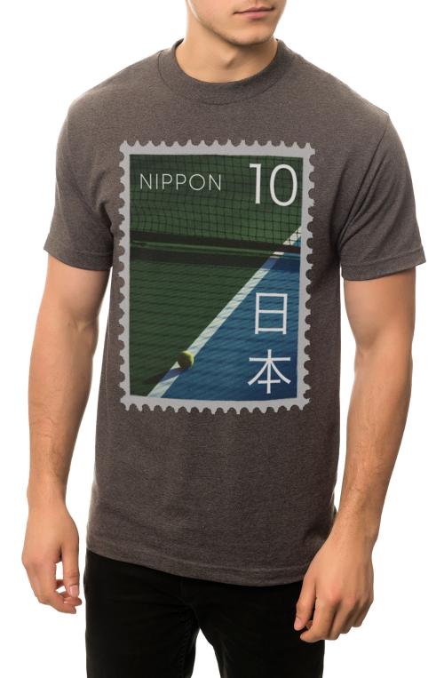 The Nippon 10 Tee in Charcoal Heather