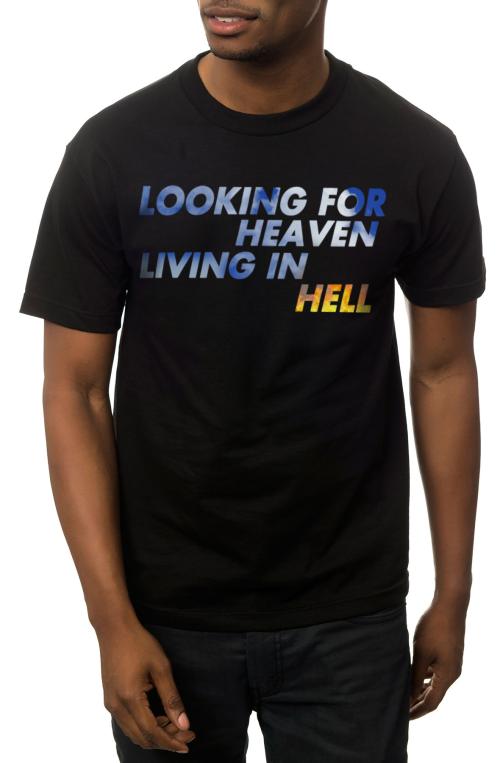 The Looking for Heaven Tee in Black