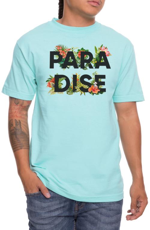 The Paradise Floral Tee in Mint