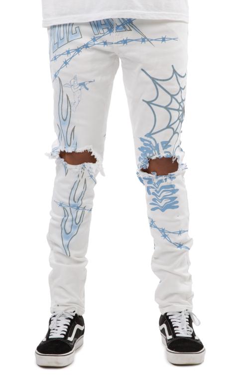 Valley Standard Denim in White Written