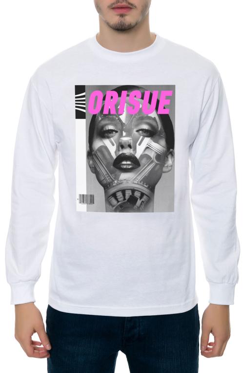 The Engine Issue Long Sleeve Tee in White