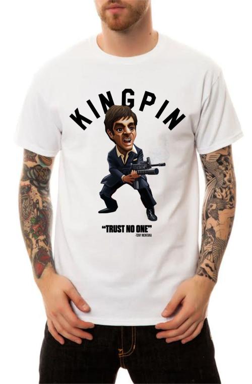 The Scarface Toon T-Shirt in White