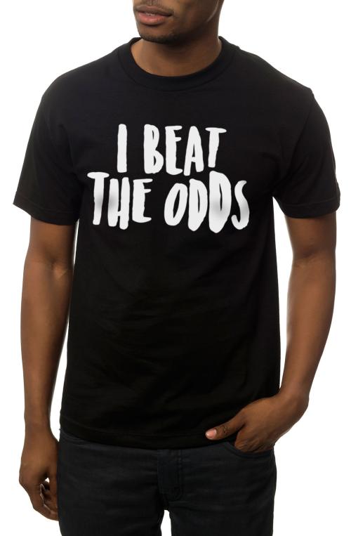The Beat the Odds Tee in Black