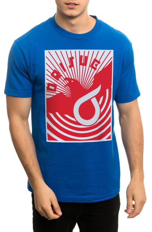 The Bird Poster Tee in Blue