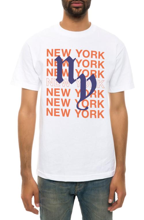 The NY NY NY Tee in White