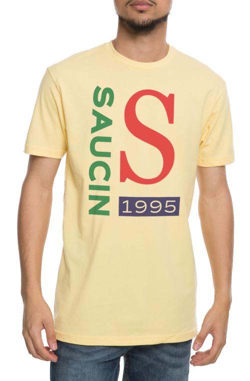 The Saucin 1995 Tee in Banana Cream