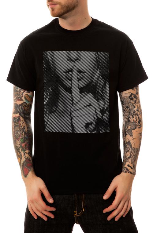 The Shush Tee in Black