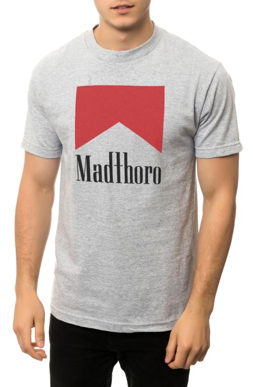 The Madthoro Tee in Heather Grey