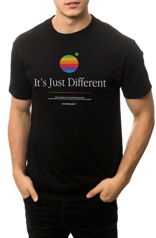 The Just Different Tee in Black
