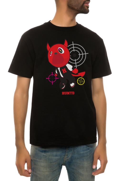 THE VARSITY DEVIL TEE IN BLACK