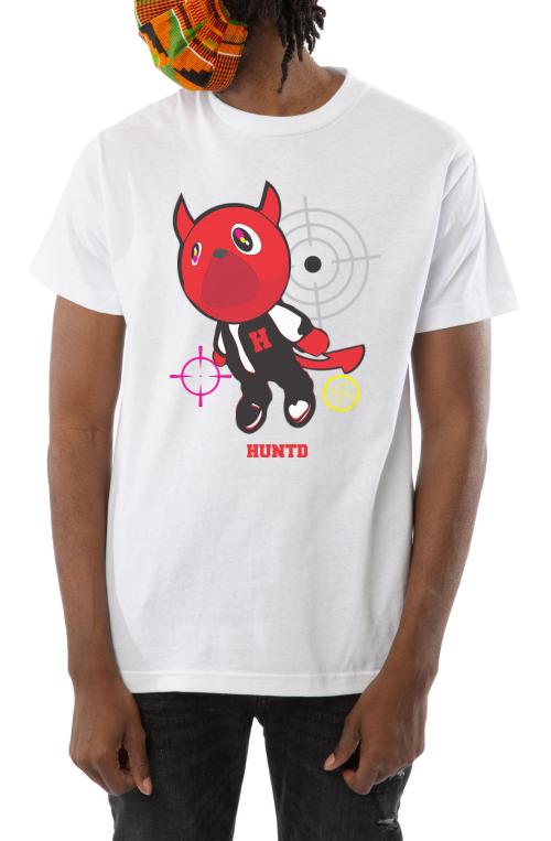 THE VARSITY DEVIL TEE IN WHITE