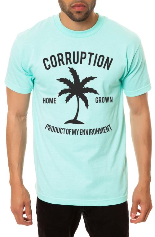 The Corruption Tee in Mint