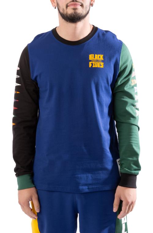Black Fives Barnstorming Long Sleeve Basketball Tee