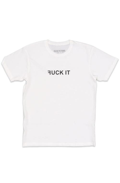 Fuck It Tee in White and Black