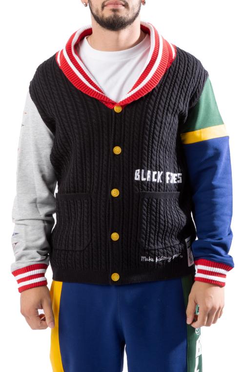 Black Fives Basketball Cardigan