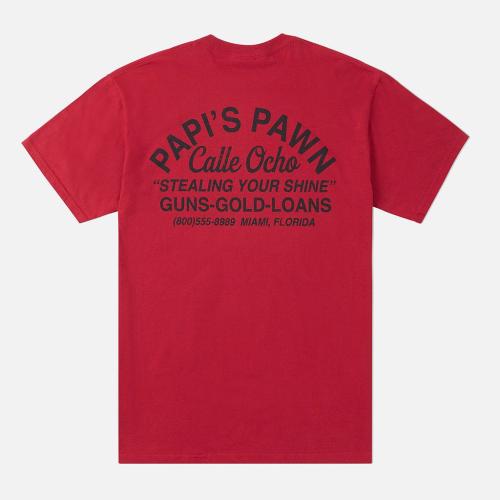 Papis Pawn T Shirt Combat Red
