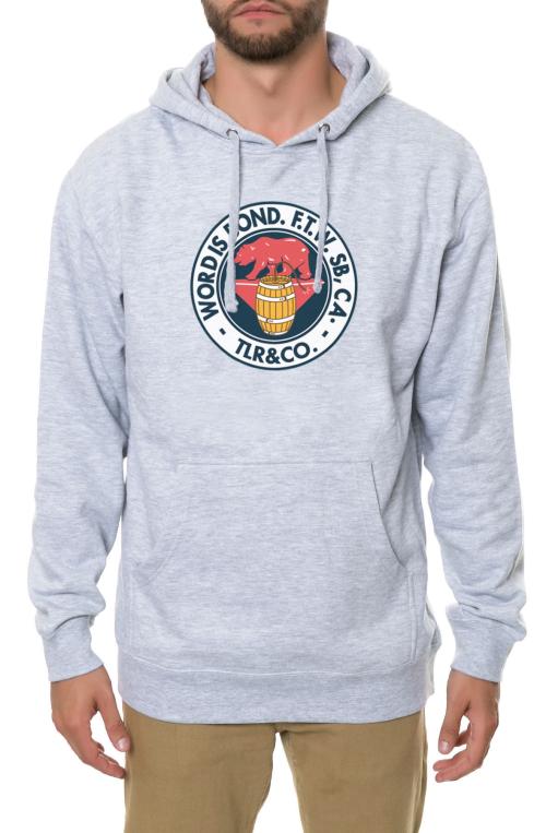 The Model Hoodie in Heather Grey