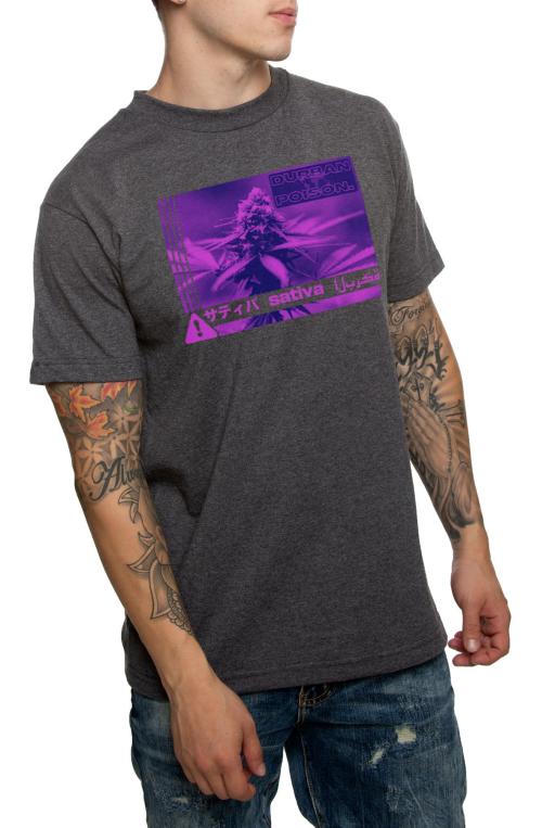 The Durban Poison Tee in Charcoal Heather