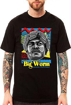 The Big Worm T-shirt in Black