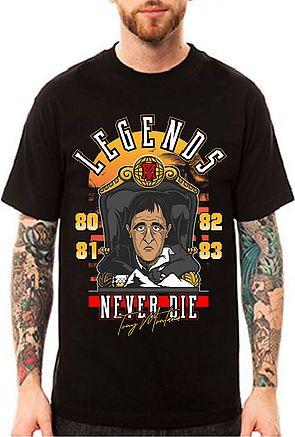 The Tony Montana Legends T-shirt in Black