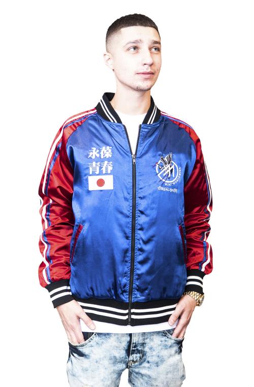 Mint Silk Cranes Jacket