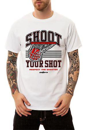 The Shoot your Shot T-Shirt in White