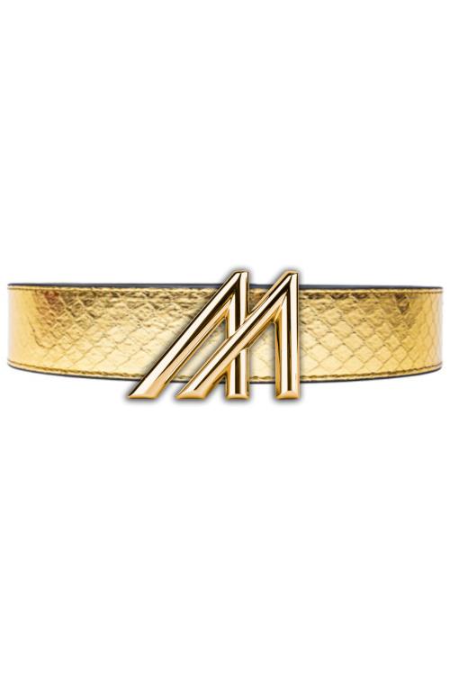 Mint Gold King Cobra Belt - Gold M