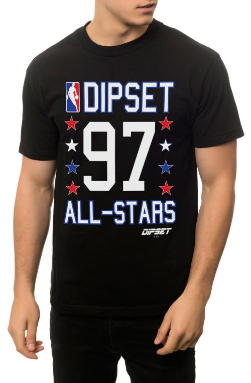 The Dipset All Stars Tee in Black