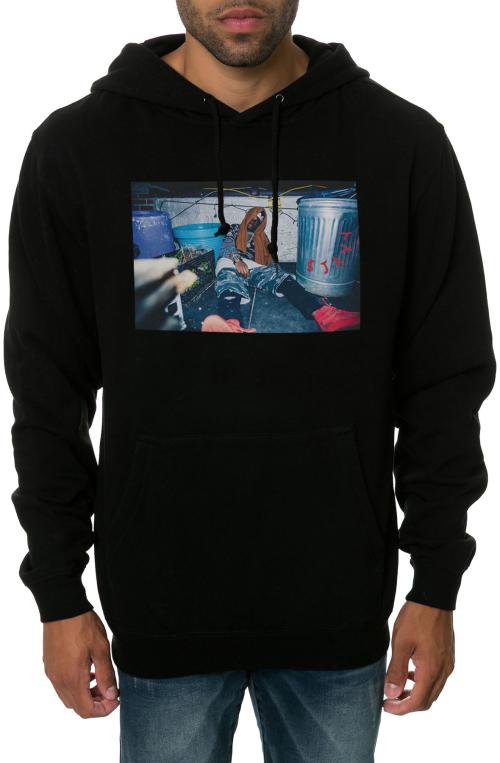 The Landscape Hoodie in Black