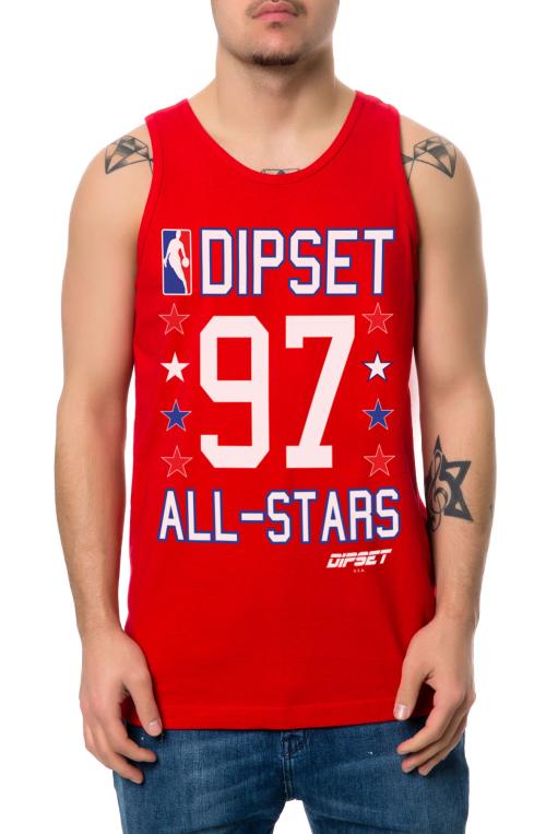 The Dipset All Stars Tank Top in Red