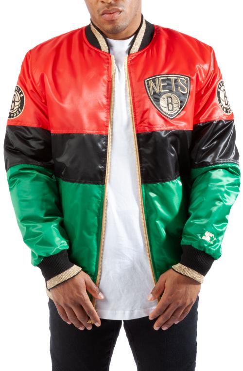Brooklyn Nets Black History Month Jacket