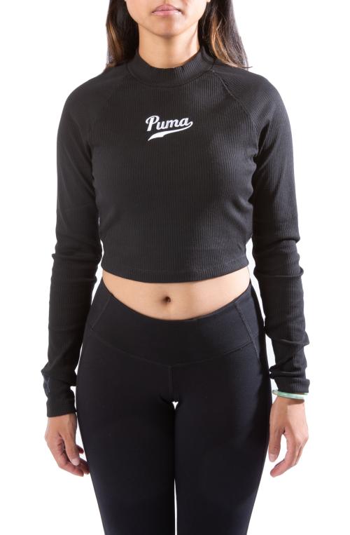 Puma Team Ribbed Long Sleeve Top