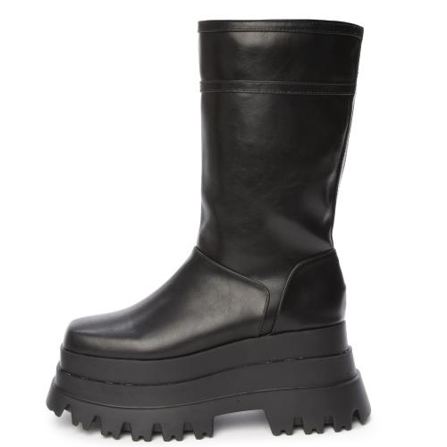 Sky High Black Platform Boot