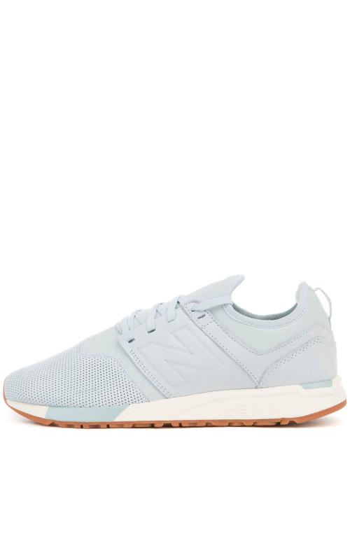 The 247 Sneaker in Light Porcelain and Sea Salt