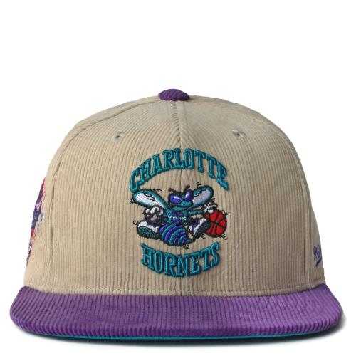 Corduroy Charlotte Hornets Fitted Hat