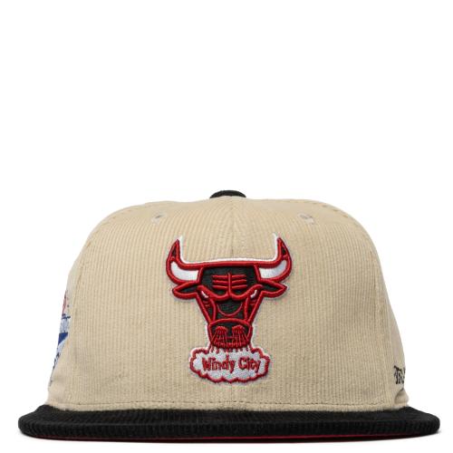 Corduroy Chicago Bulls Fitted Hat