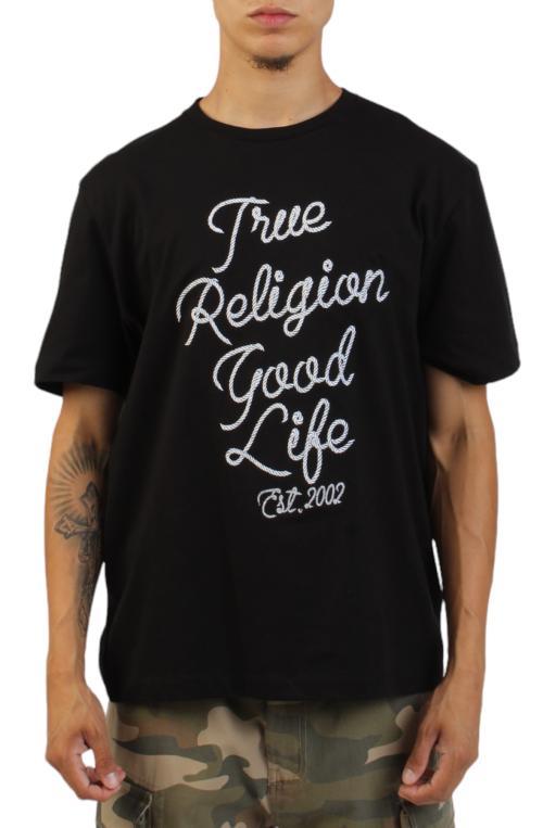 Embroidered Rope Logo T-Shirt