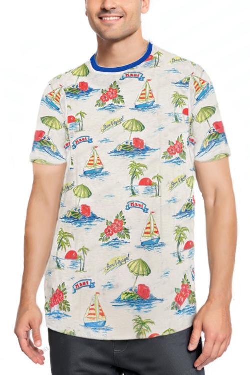 Harbor Bay Print Tee
