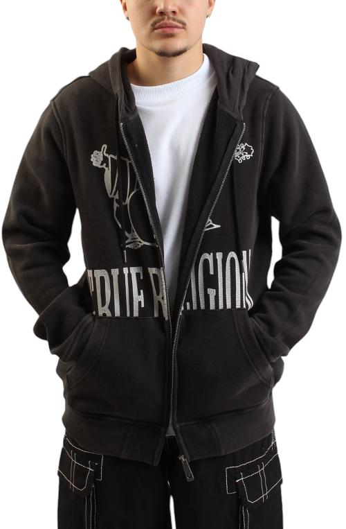 Vintage Buddha Zip Hoodie