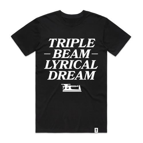 DRO Triple Beam Tee - Black