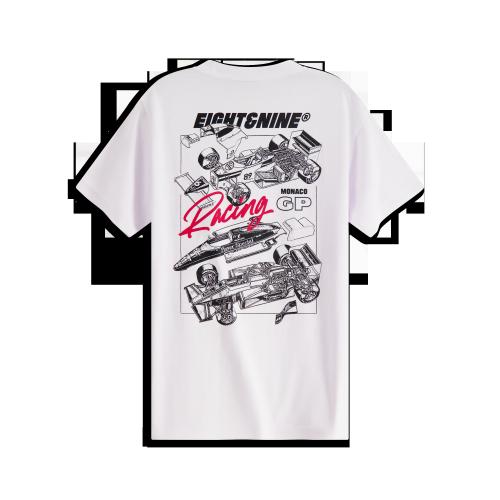 Exploded Short Sleeve Tee White